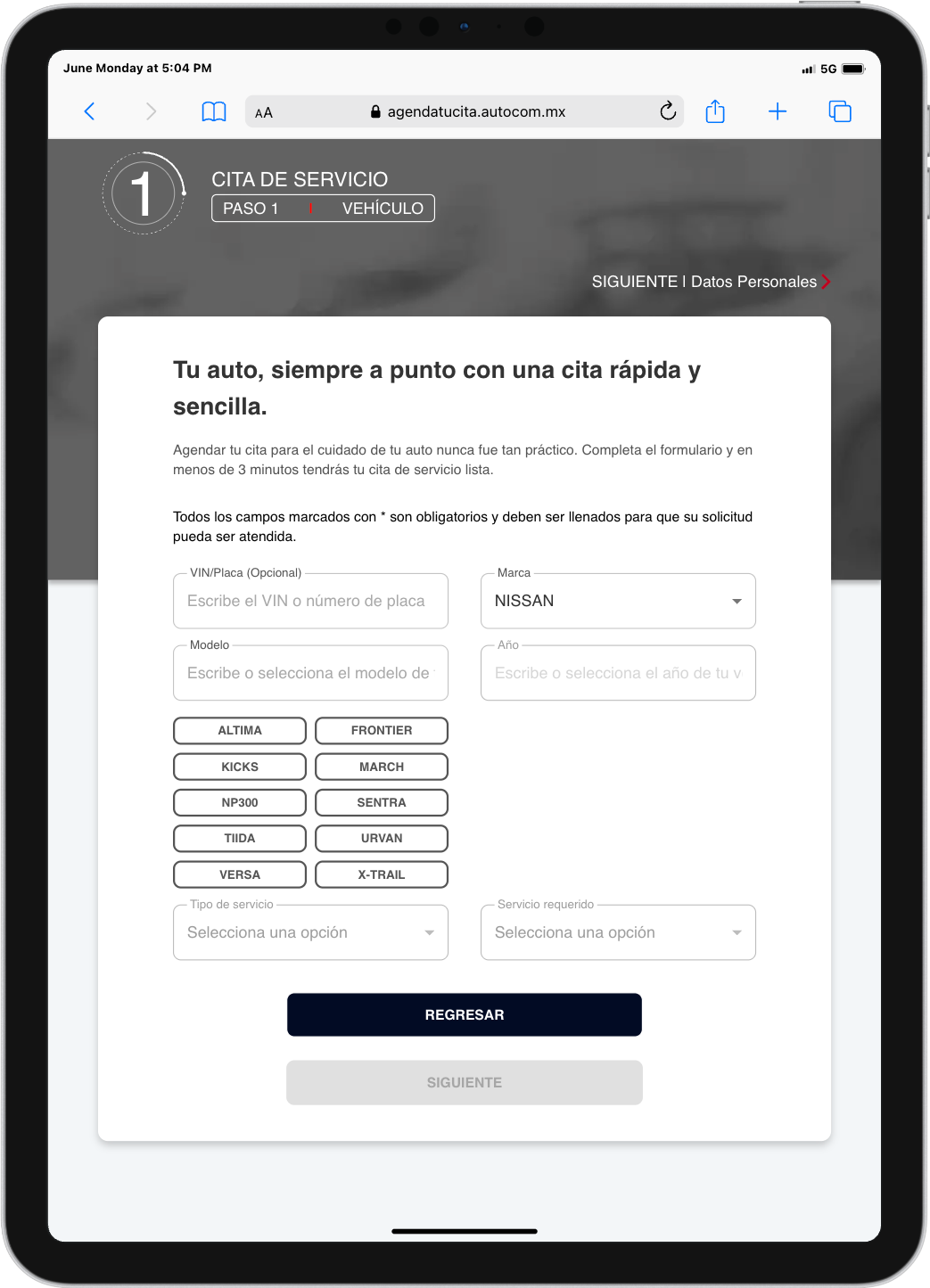 Active Appointment preview